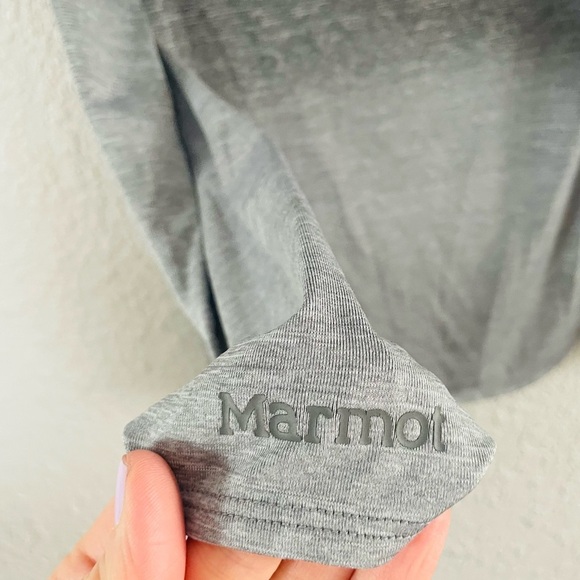 Marmot Ombré Grey Long Sleeve Athletic Top - Picture 7 of 8
